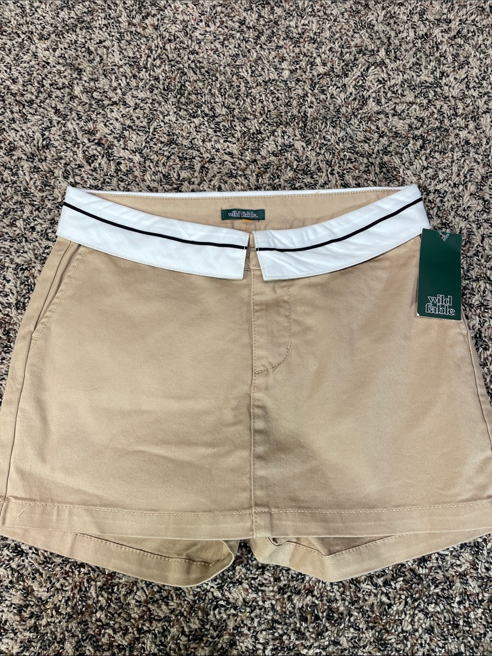 Wild Fable Academia Preppy Tan Shorts Various Sizes | NWT